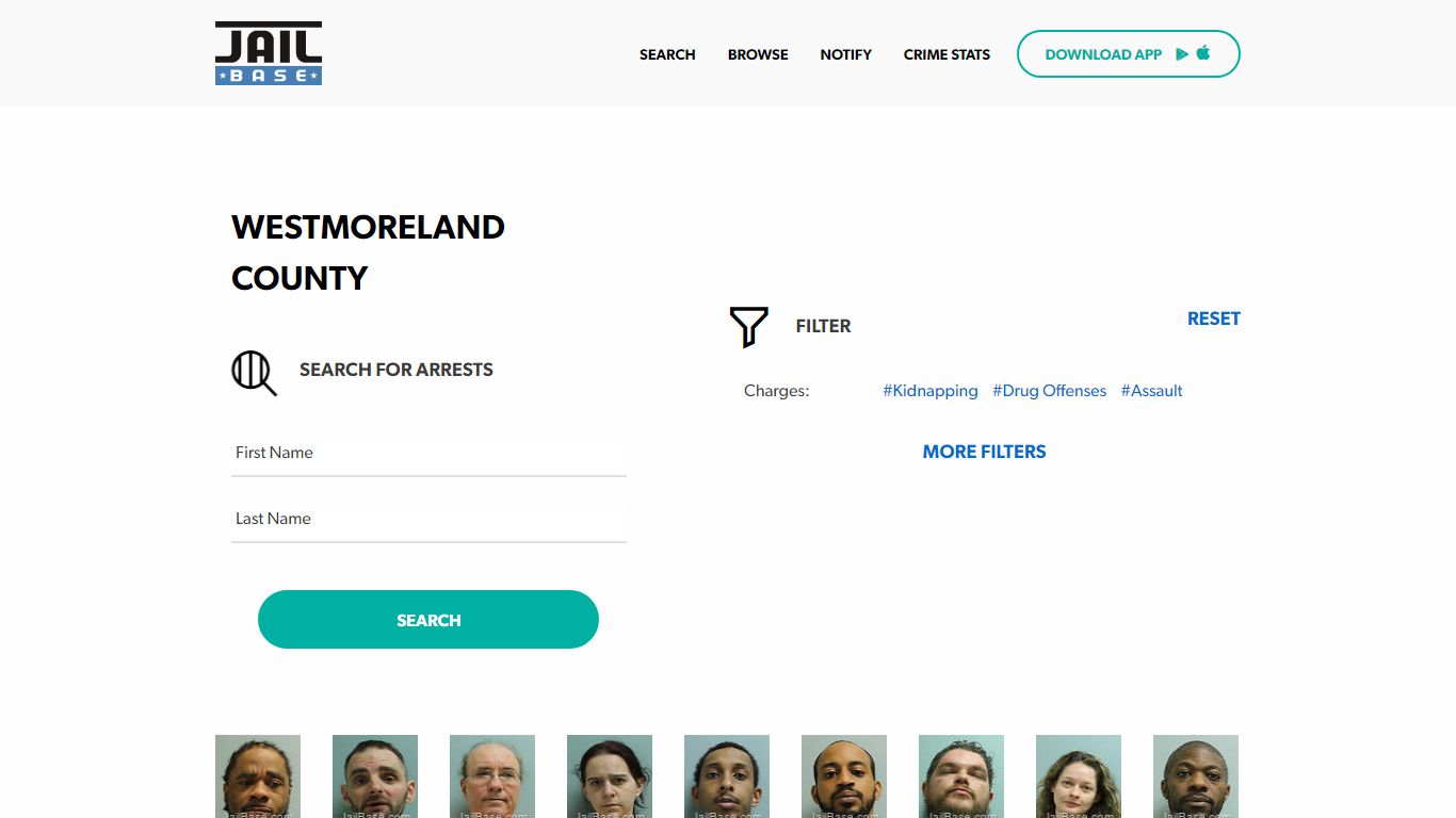 Westmoreland County Jail Inmate Search and Mugshots | JailBase